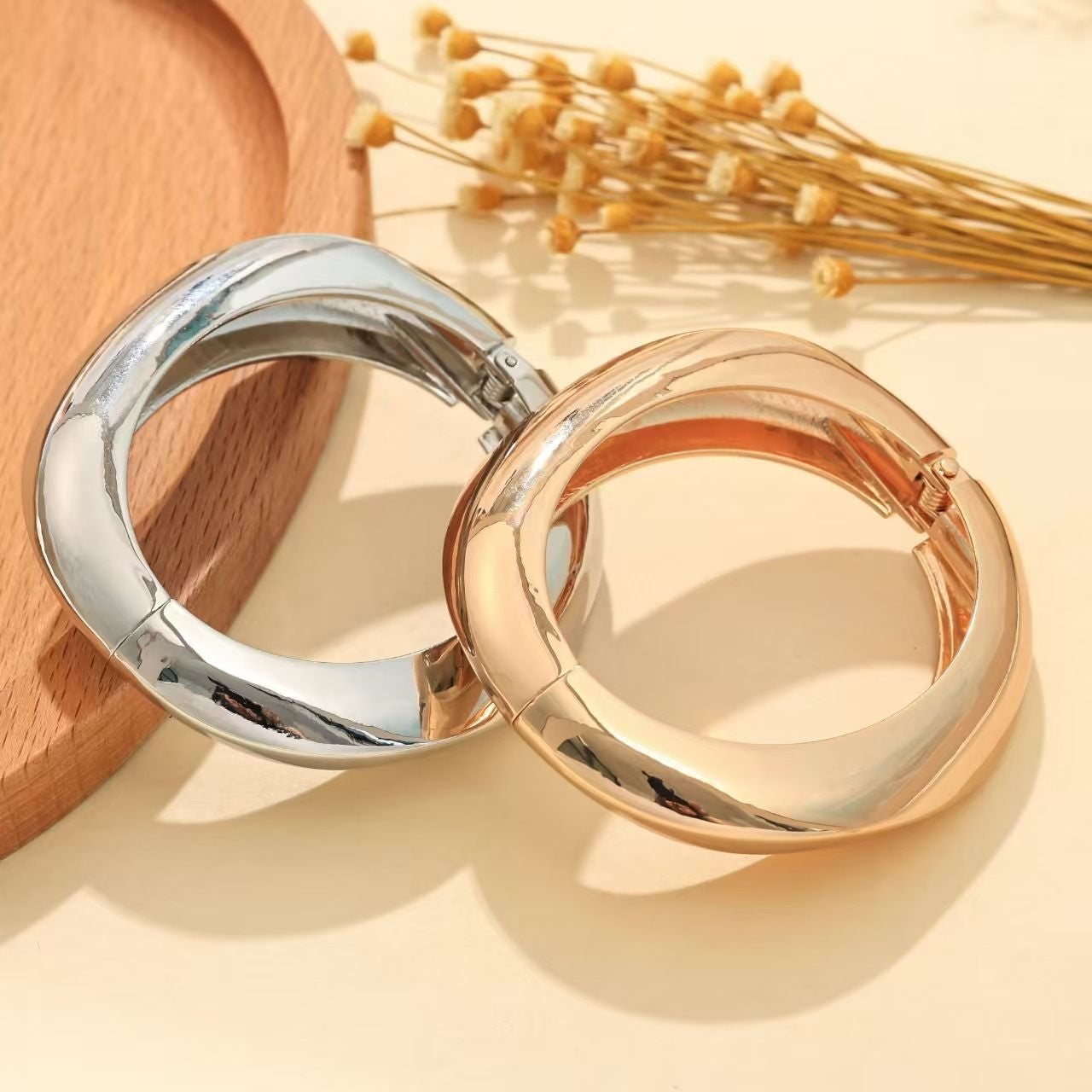 Kaelin Sculptural Irregular Bangle Collection