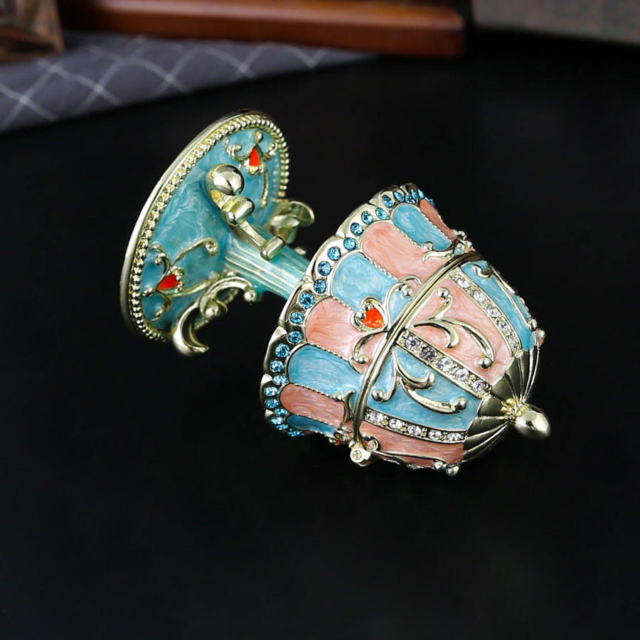 The Vintage Lamp Cloisonné Jewelry Casket