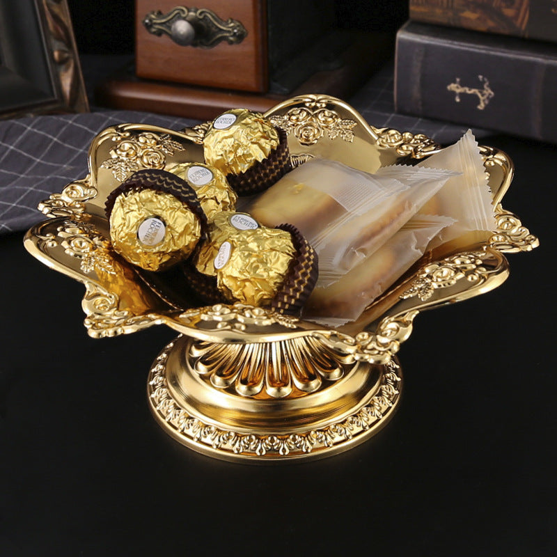 Lotus-Inspired Pedestal Fruit Dish
