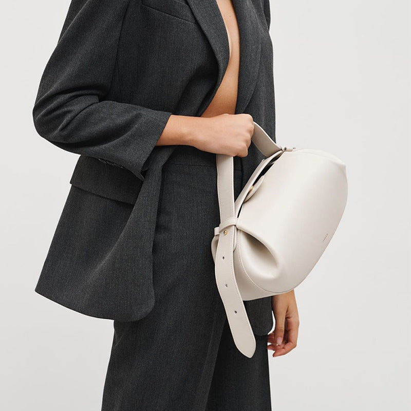 Soft Rounded Leather Bag
