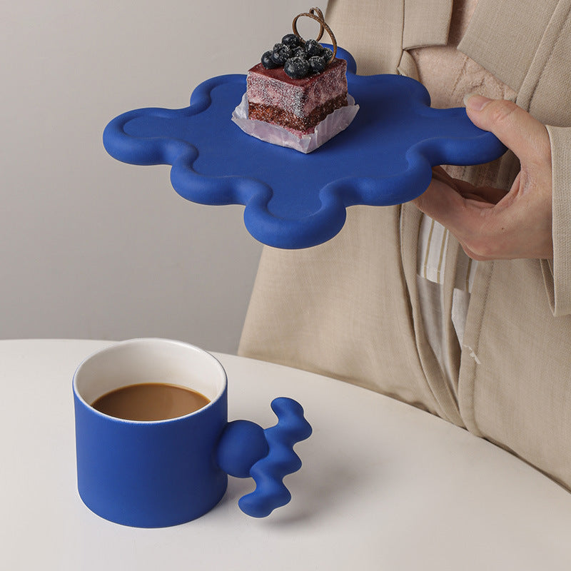 Memphis Vintage Matte Ceramic Mug Set Collection