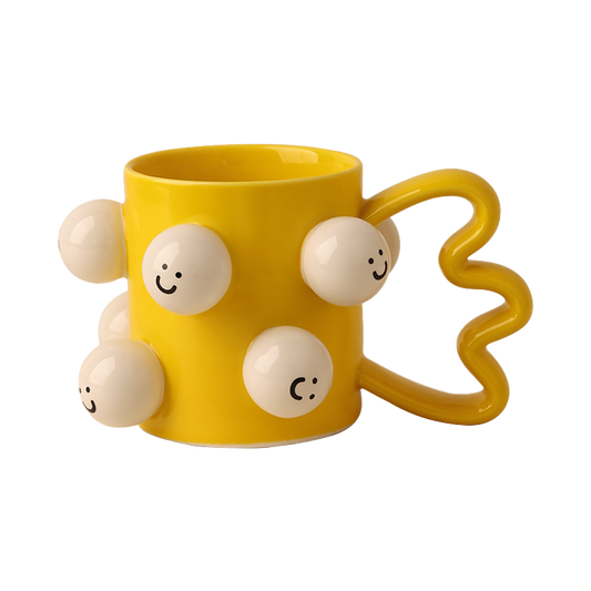 Smiley Bubble 3D Ceramic Mug Collection