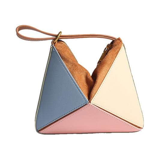 Patchwork Triangle Foldover Bag