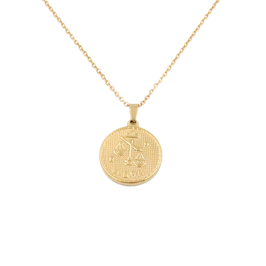 The Astral Medallion | Vintage Zodiac Pendant Necklace