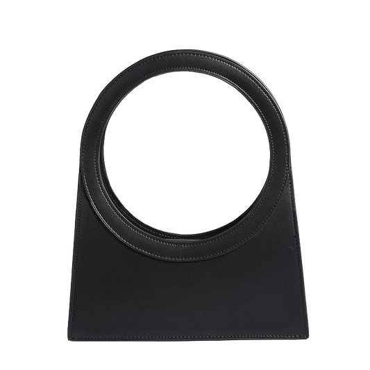 Minimalist Ring Frame Top-Handle Bag