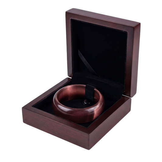 The Ember Echo | Russet Jasper Bangle
