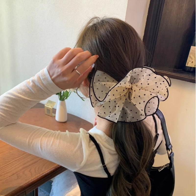 Stardot Tulle Scrunchie