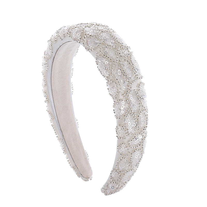 Liora Sequin-Embellished Padded Volume Headband