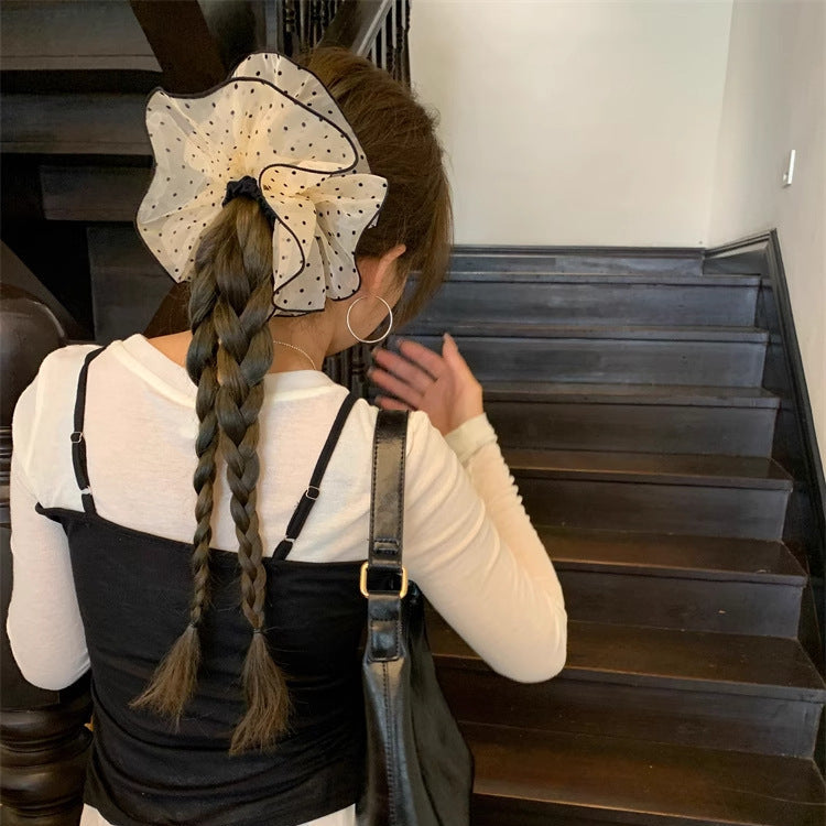 Stardot Tulle Scrunchie