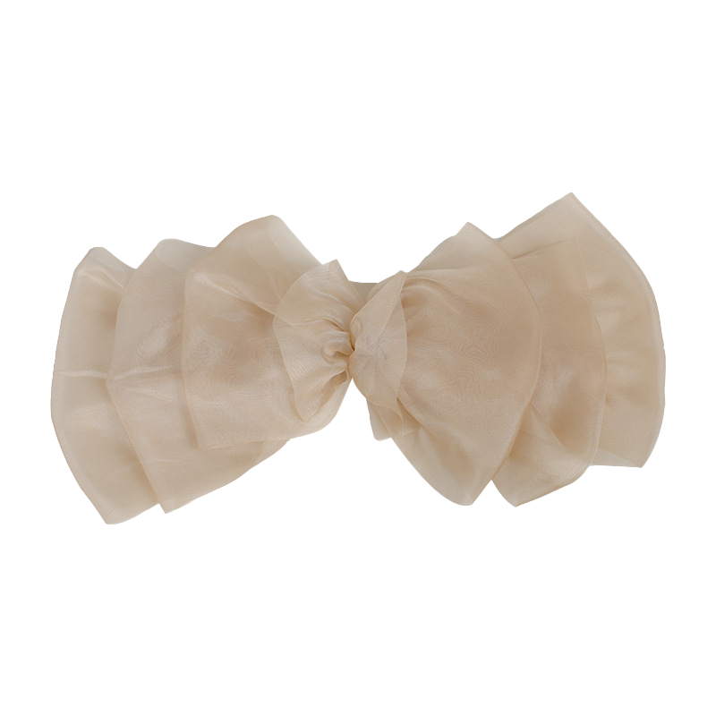 Oversized Chiffon Bow Barrette
