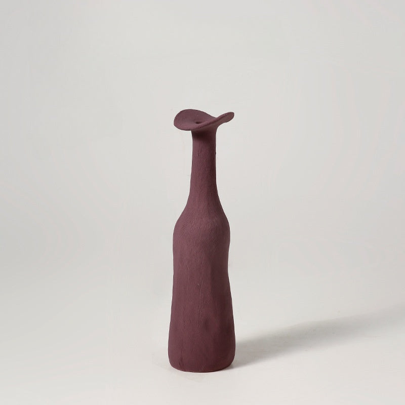 Orla Artisanal Hand-Sculpted Ceramic Vase Collection