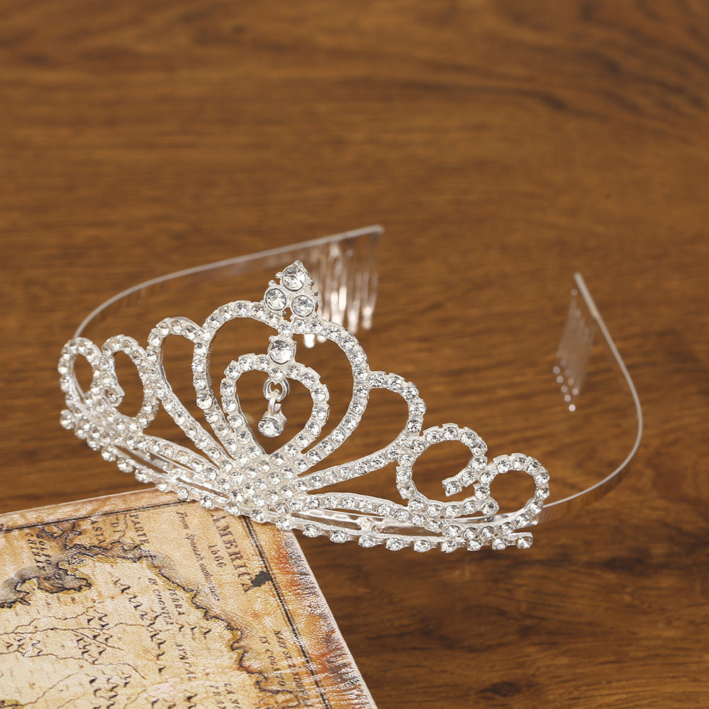 The Luminous Reign Collection | Sculpted Crystal Tiara Comb