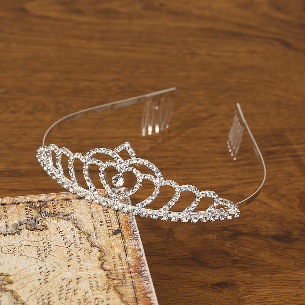 The Luminous Reign Collection | Sculpted Crystal Tiara Comb