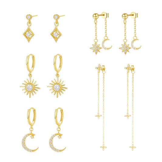 The Solstice Symphony | Celestial Ear Stacking Set