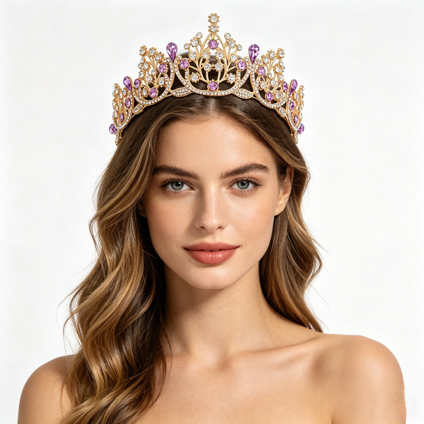 The Regal Baroque | Royal Crystal Bridal Tiara Collection