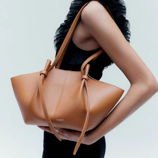 Drawstring Wing Silhouette Tote