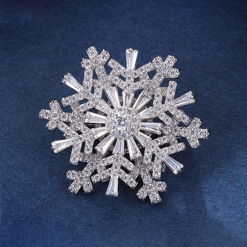 The Fortune Flake | Luminous Rotating Brooch
