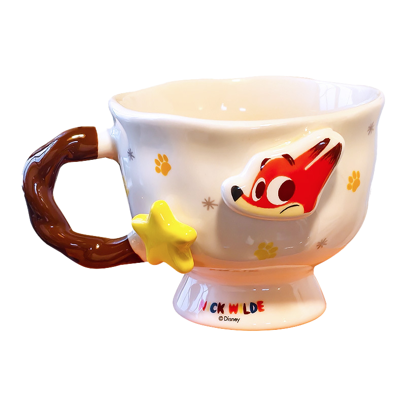 Zootopia Nick & Judy 3D Ceramic Mug with Spoon Collection