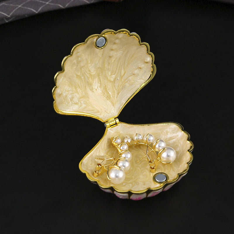 Enamel Shell Trinket Box