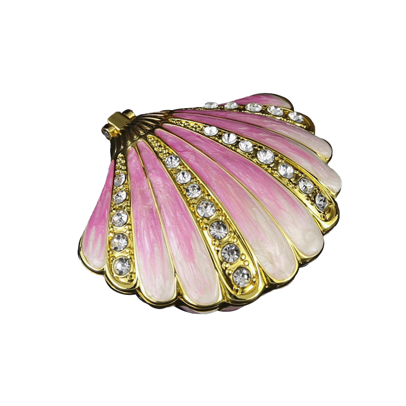 Enamel Shell Trinket Box