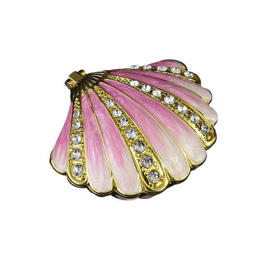 Enamel Shell Trinket Box