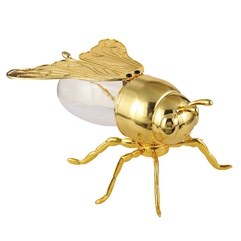 Exquisite Gilded Bee Kitchen Spice & Condiment Canister