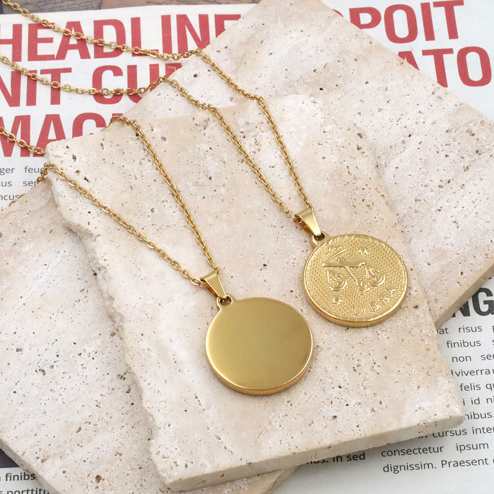 The Astral Medallion | Vintage Zodiac Pendant Necklace