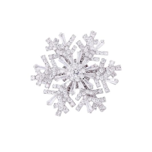 The Fortune Flake | Luminous Rotating Brooch