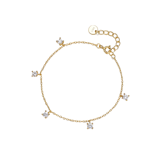 The Stellar Droplet | Five-Stone Station Bracelet