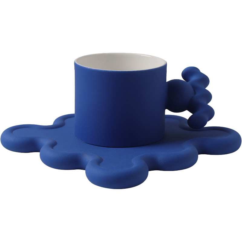 Memphis Vintage Matte Ceramic Mug Set Collection