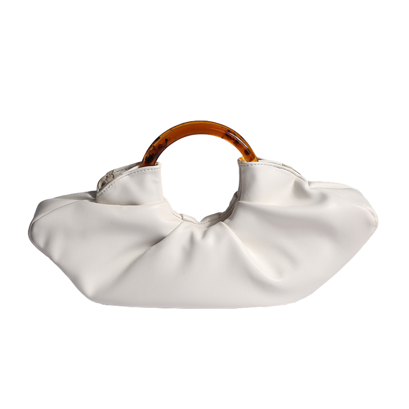 Tortoise Gathered Dumpling Bag