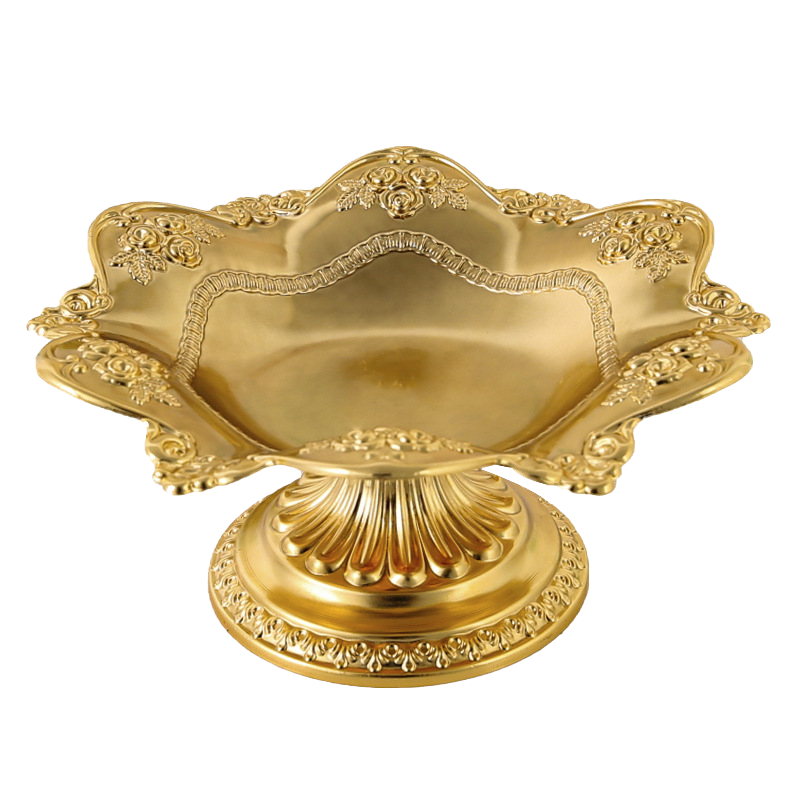 Lotus-Inspired Pedestal Fruit Dish