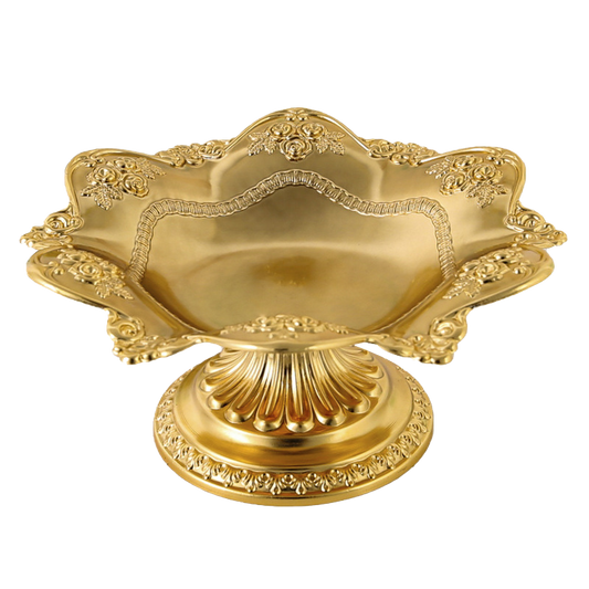 Lotus-Inspired Pedestal Fruit Dish