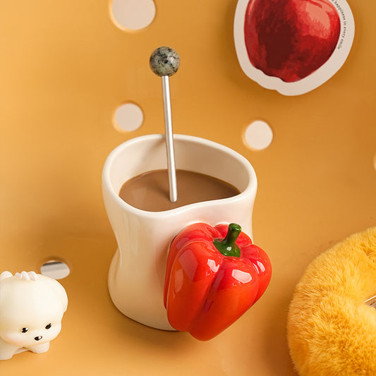 Novelty Pepper Handle Coffee Mug Collection