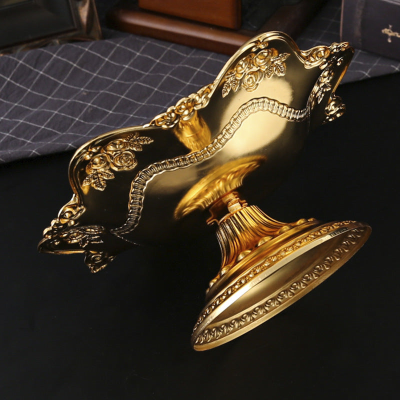 Lotus-Inspired Pedestal Fruit Dish