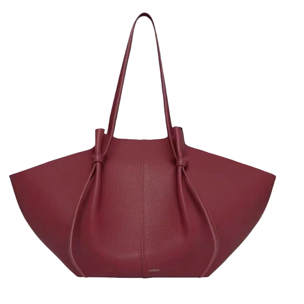 Drawstring Wing Silhouette Tote