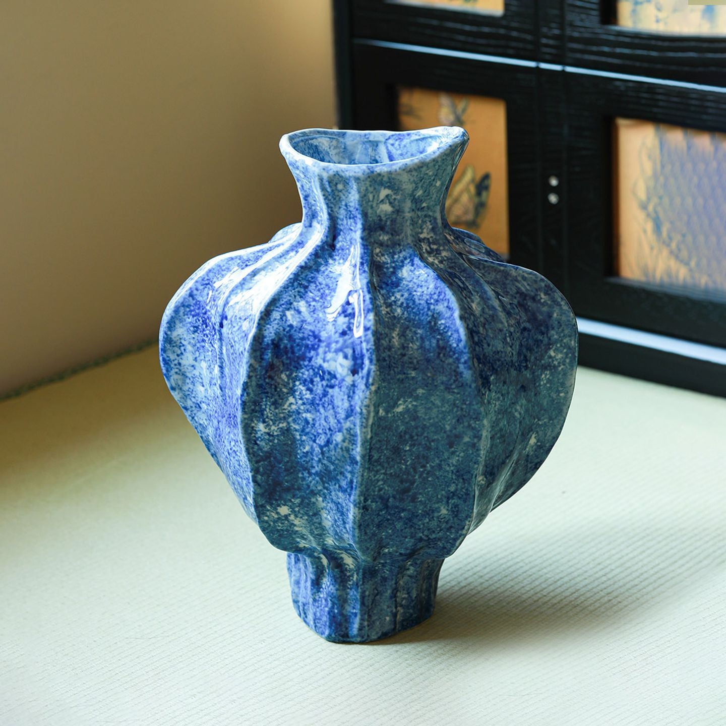 Indigo Glaze Jingdezhen Ceramic Vase