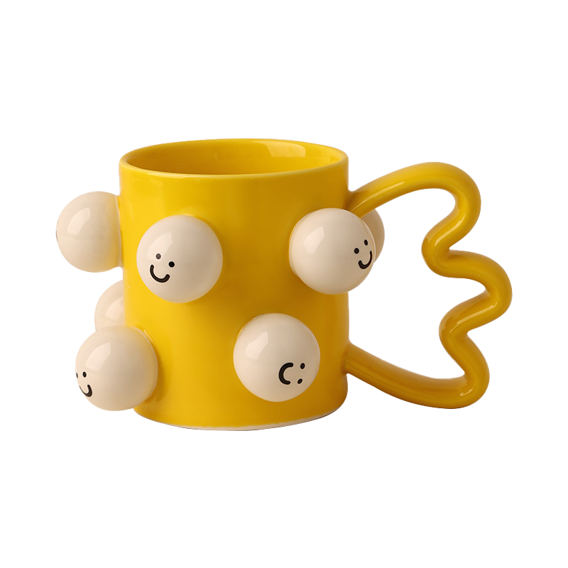 Smiley Bubble 3D Ceramic Mug Collection