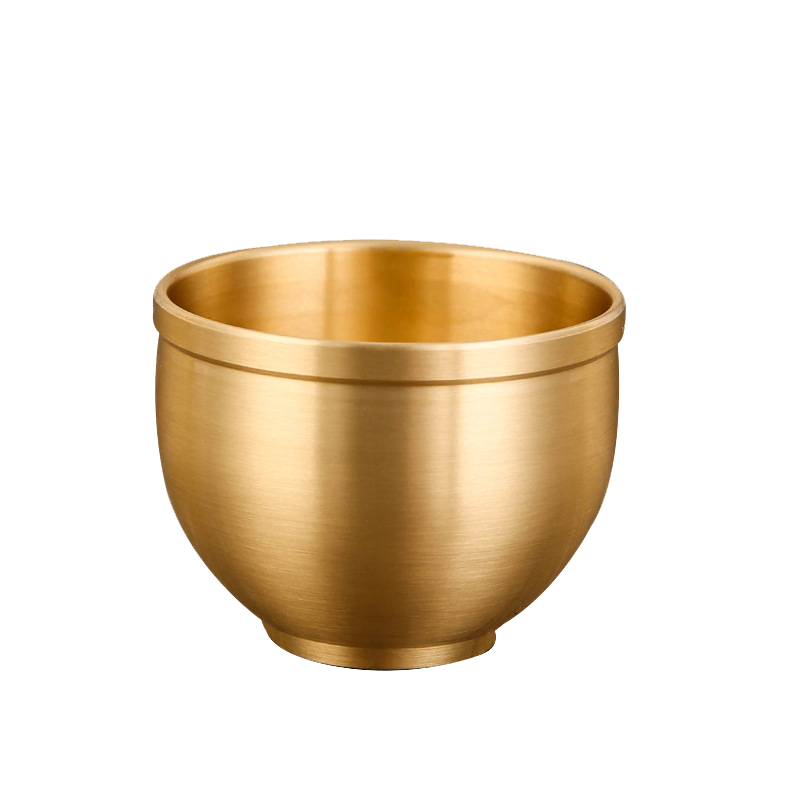 Solid Brass Chinese-Style Cup Set