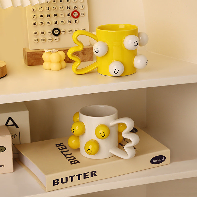 Smiley Bubble 3D Ceramic Mug Collection