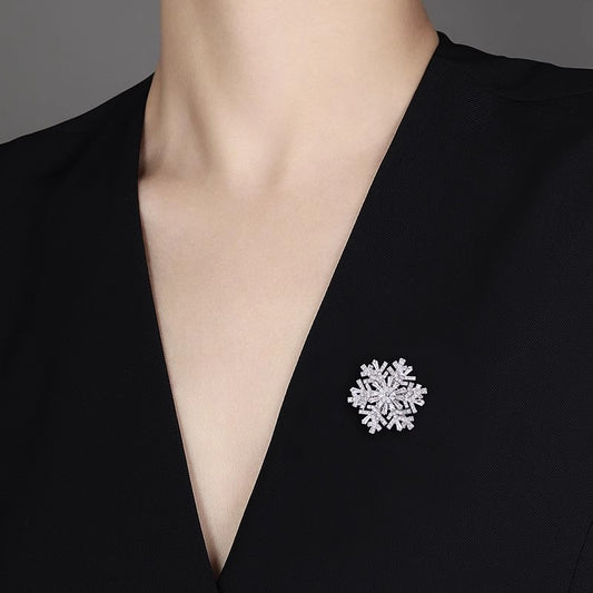 The Fortune Flake | Luminous Rotating Brooch