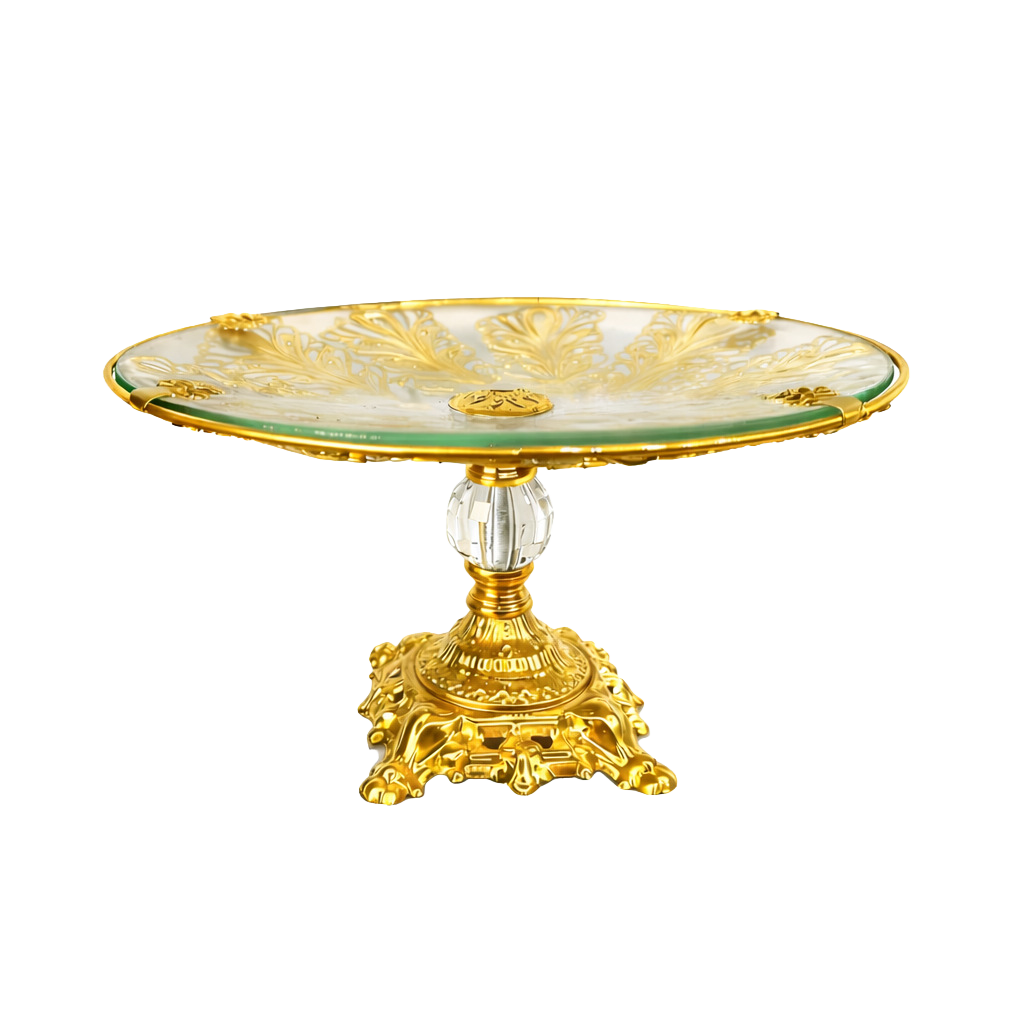 Luxury Gold Trim Dessert & Fruit Platter