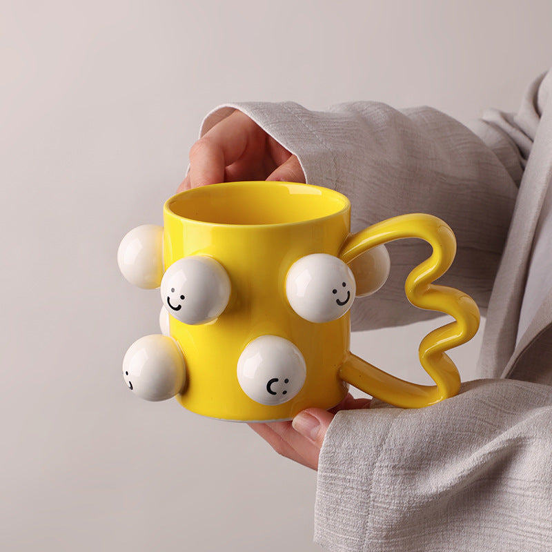 Smiley Bubble 3D Ceramic Mug Collection