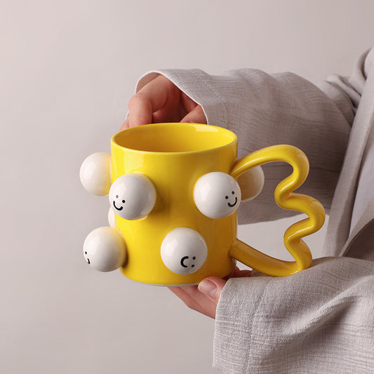 Smiley Bubble 3D Ceramic Mug Collection