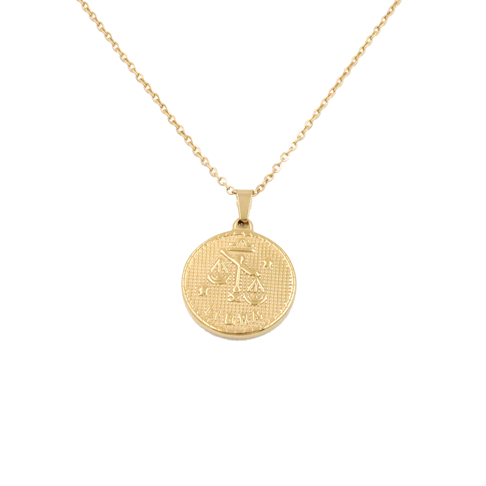 The Astral Medallion | Vintage Zodiac Pendant Necklace