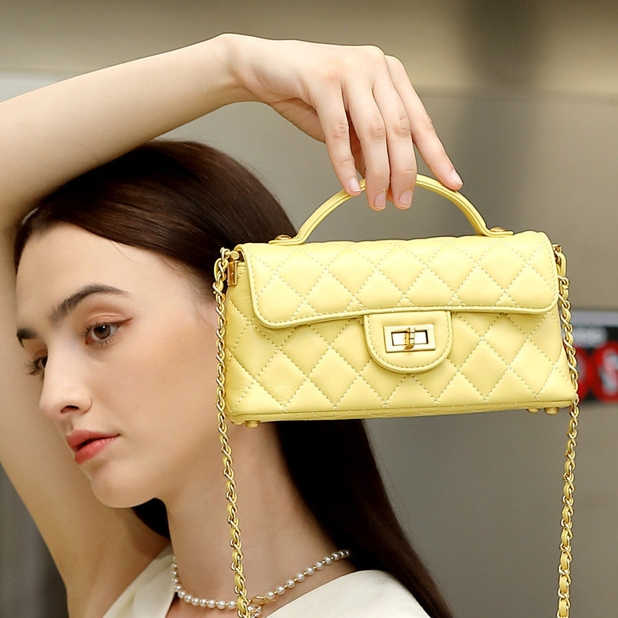 Mini Quilted Chain Crossbody
