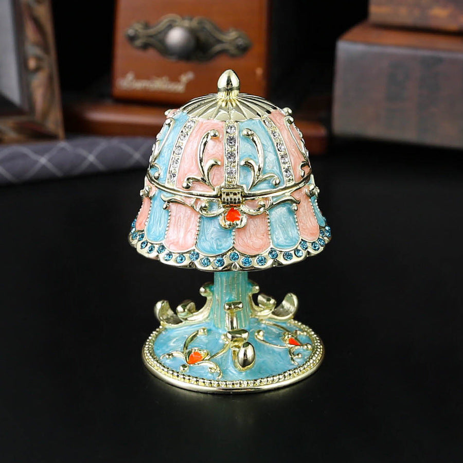 The Vintage Lamp Cloisonné Jewelry Casket