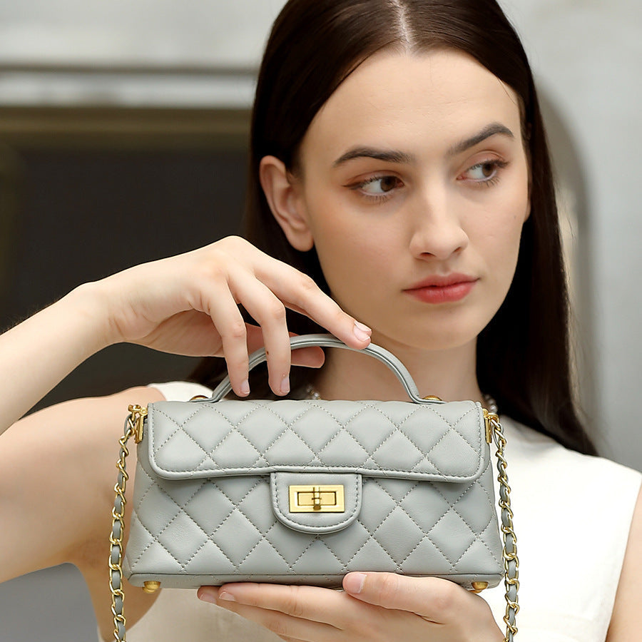 Mini Quilted Chain Crossbody