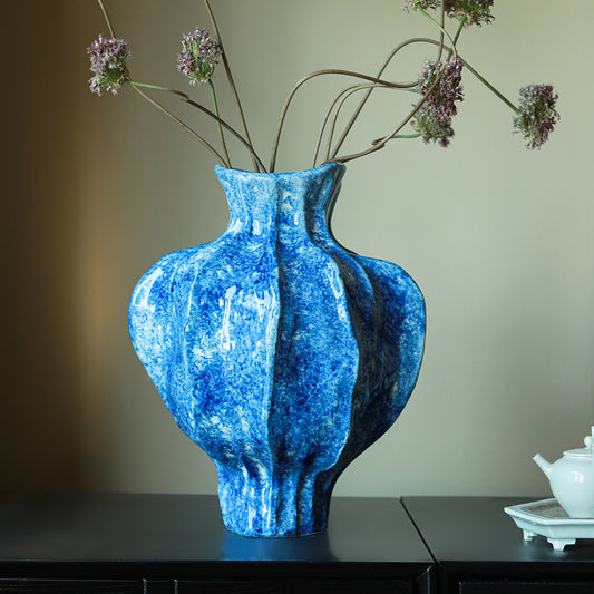 Indigo Glaze Jingdezhen Ceramic Vase