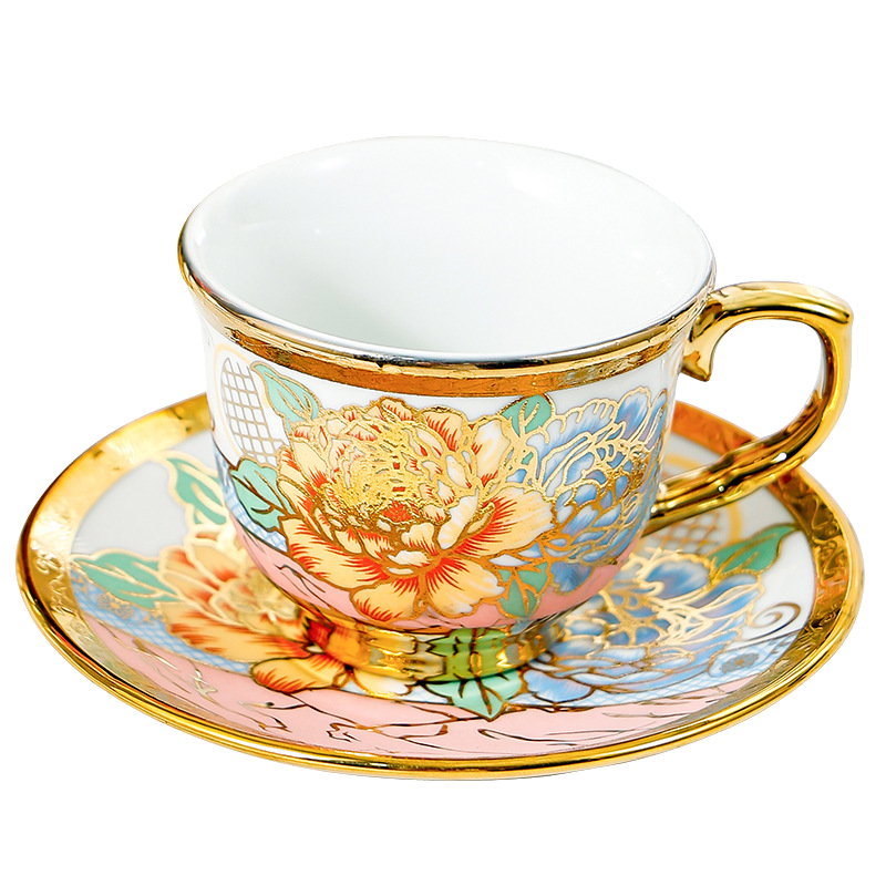 Haute Vintage Gilded Porcelain Tea & Coffee Service Set